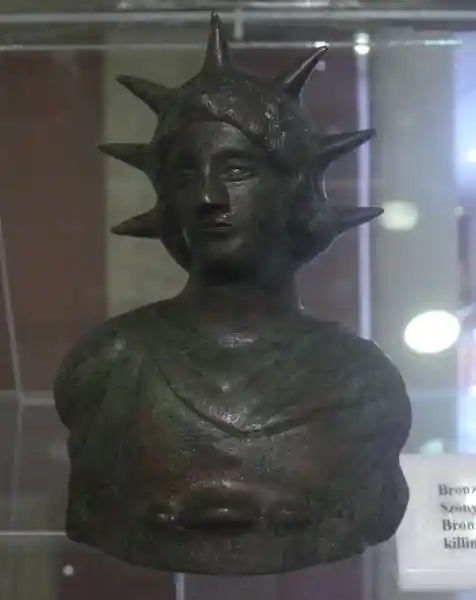 Bust of Sol, the deity of sun